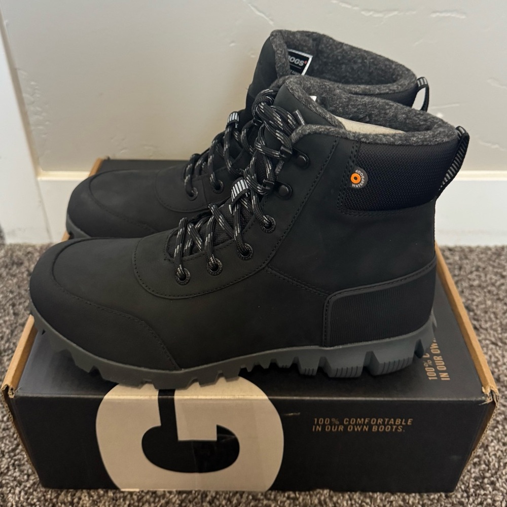 **NEW** BOGS Men's Arcata Urban Mid Lace-Up Waterproof Work Boot SZ 9.5